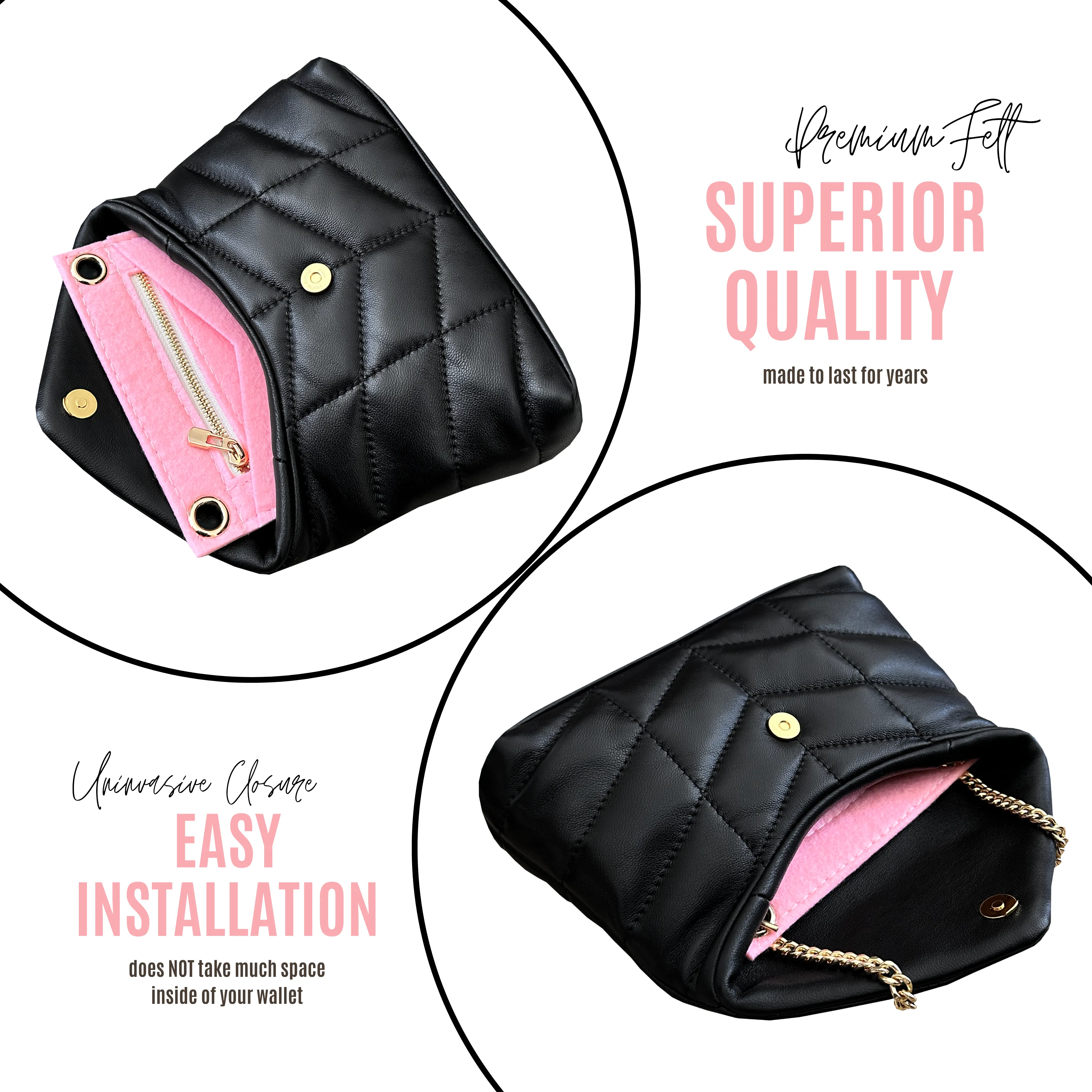 BaginBag | Handbag Organizer For YSL LouLou Puffer Small Pouch Bag | Designer Purse Insert  | Bag Liner | Bag Insert Organizer | YSL Organizer | Bag Organizer | Luxury bag |  Bag protector | YSL Insert |