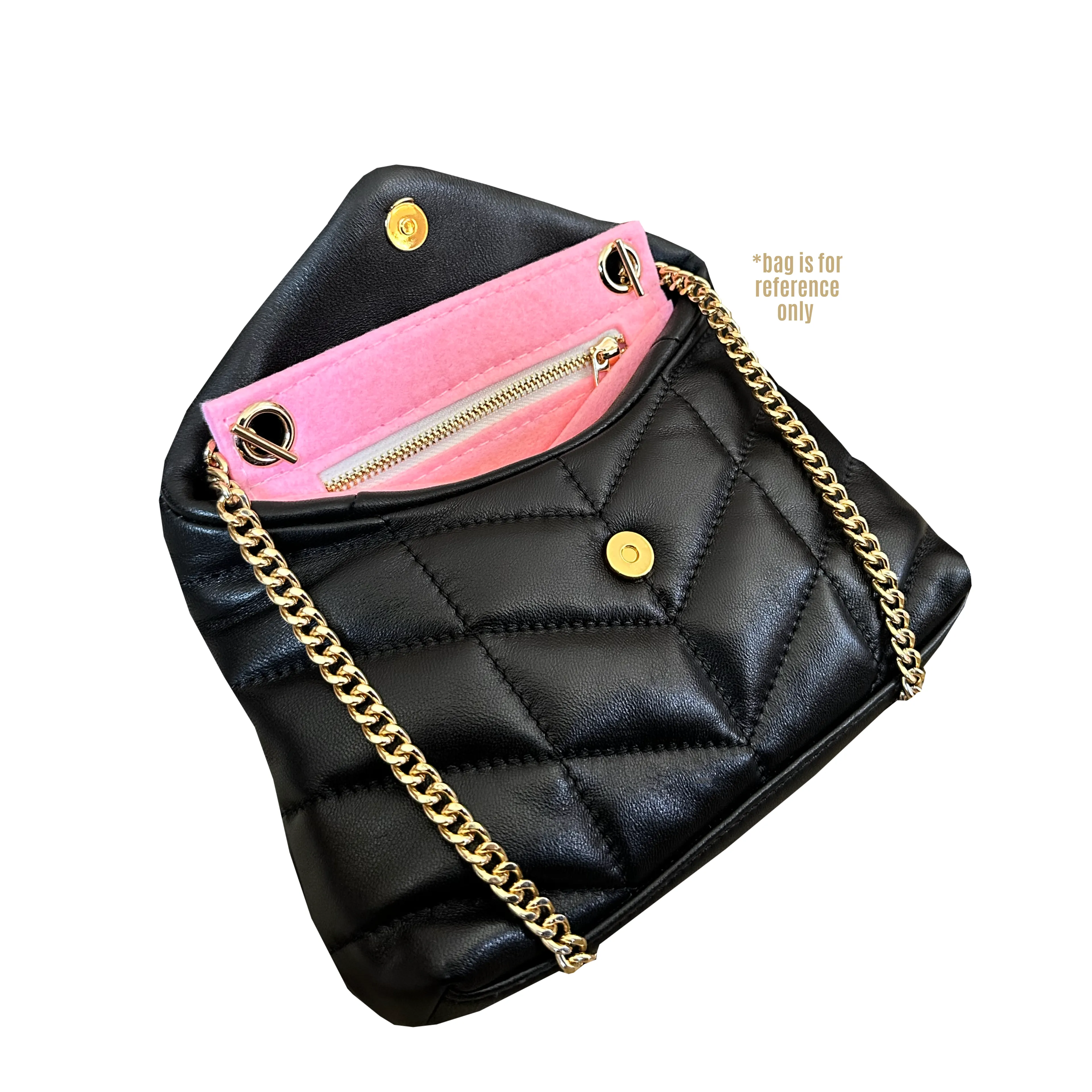 BaginBag | Handbag Organizer For YSL LouLou Puffer Small Pouch Bag | Designer Purse Insert  | Bag Liner | Bag Insert Organizer | YSL Organizer | Bag Organizer | Luxury bag |  Bag protector | YSL Insert |