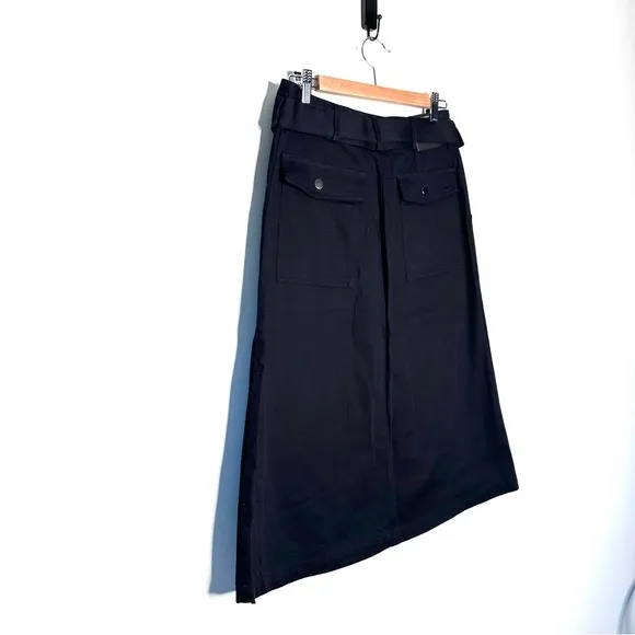 Banana Republic | Black Fit and Flare Utility Pocket Skirt Size 8 NWT