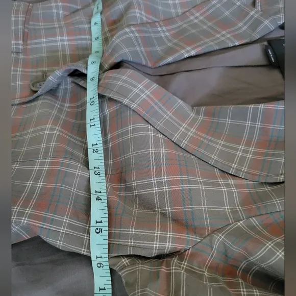 BCBGMaxAzria | Cute Gray/Multi &quot;Nancy&quot; Plaid Short Puff Sleeve Blazer (SIZE S)