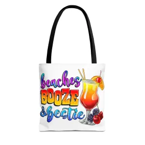 Beaches Booze and Bestie Tote Bag
