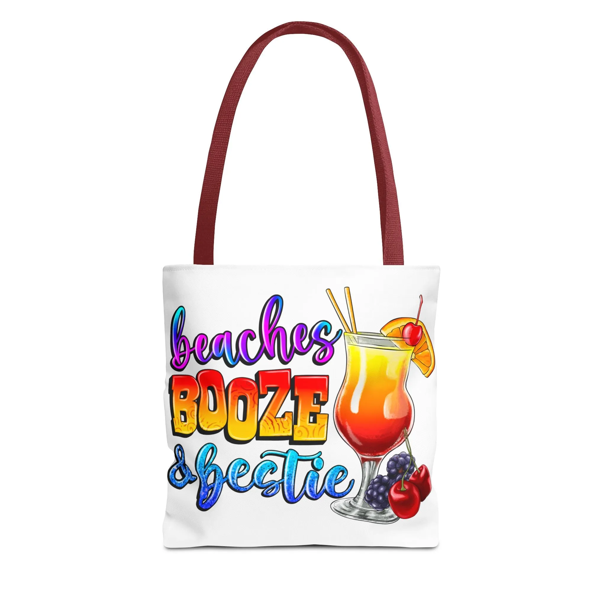 Beaches Booze and Bestie Tote Bag