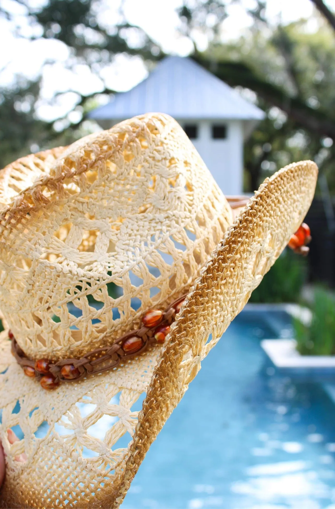 Beachy Straw Cowgirl Hat