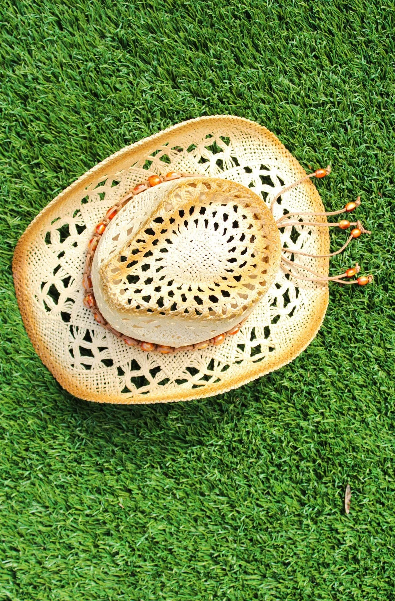 Beachy Straw Cowgirl Hat
