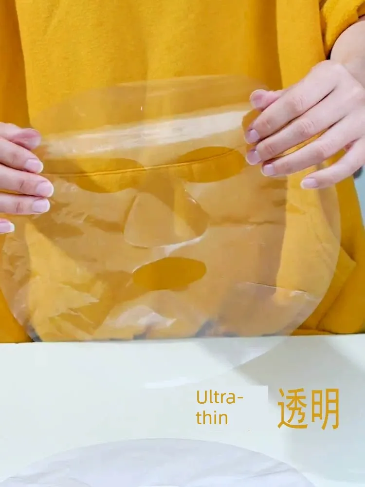 Beauty Salon Plastic Spa Tools Transparent Mask