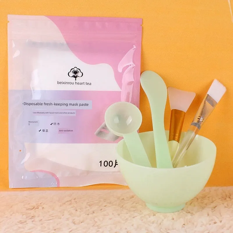 Beauty Salon Plastic Spa Tools Transparent Mask