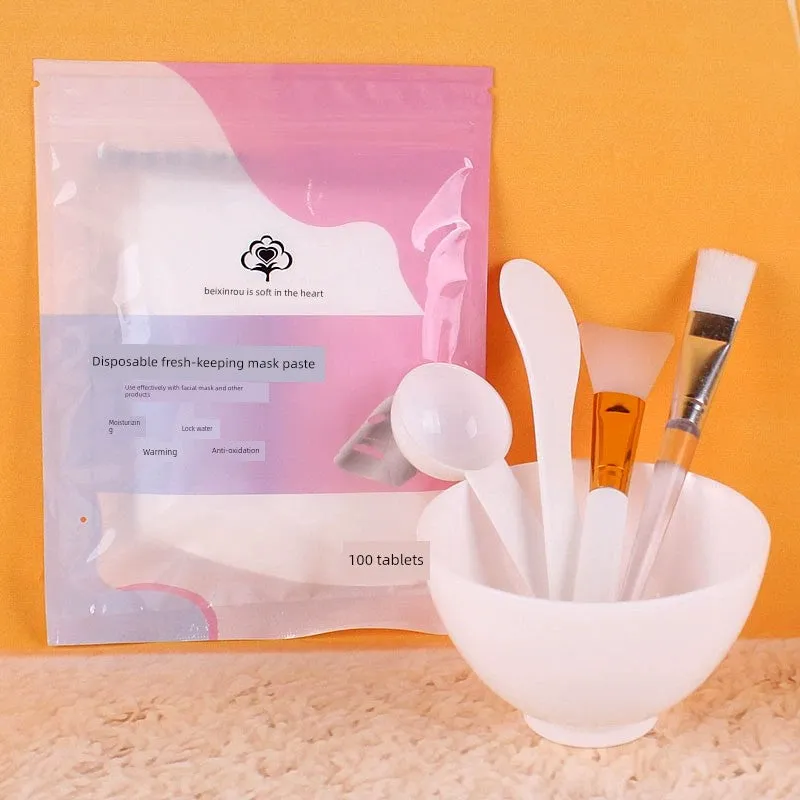 Beauty Salon Plastic Spa Tools Transparent Mask
