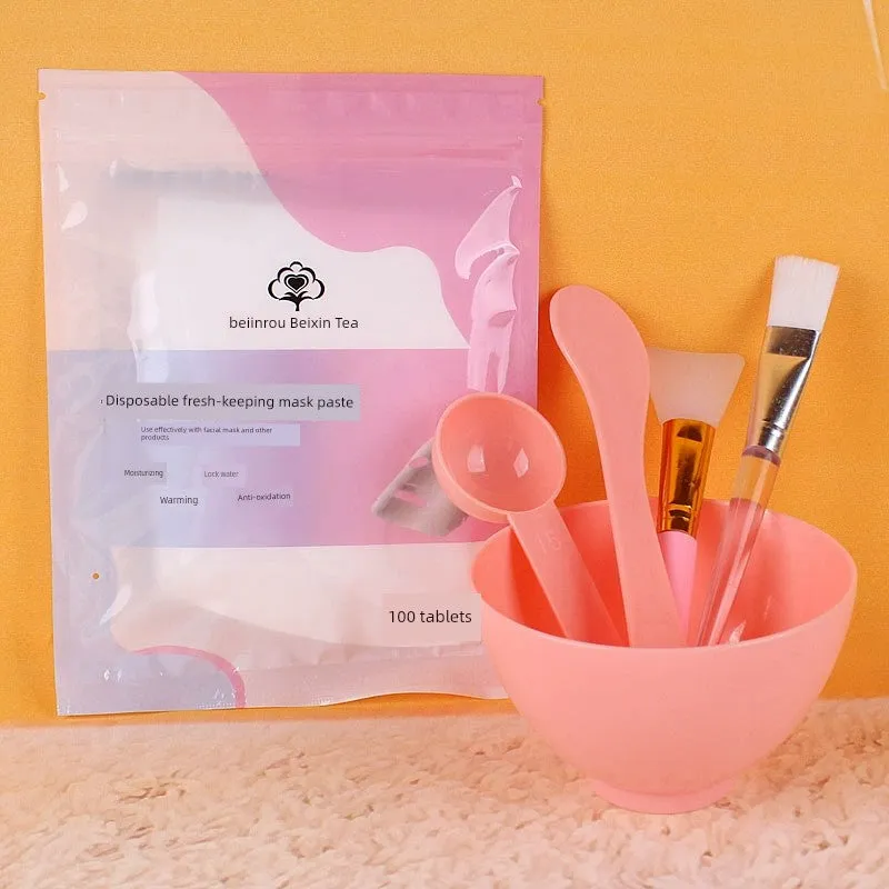 Beauty Salon Plastic Spa Tools Transparent Mask