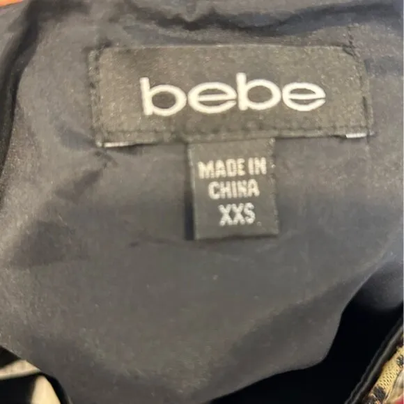 Bebe Y2K Cheetah Animal Print Mini Skirt