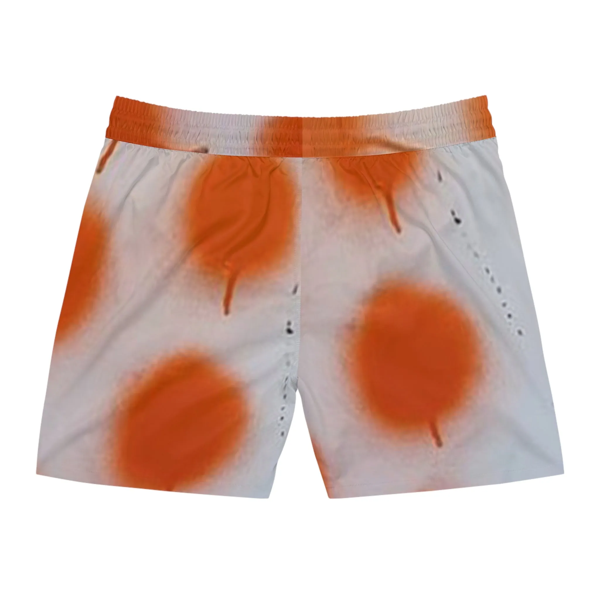 Behind My Back Men's Mid-Length Swim Shorts (AOP)