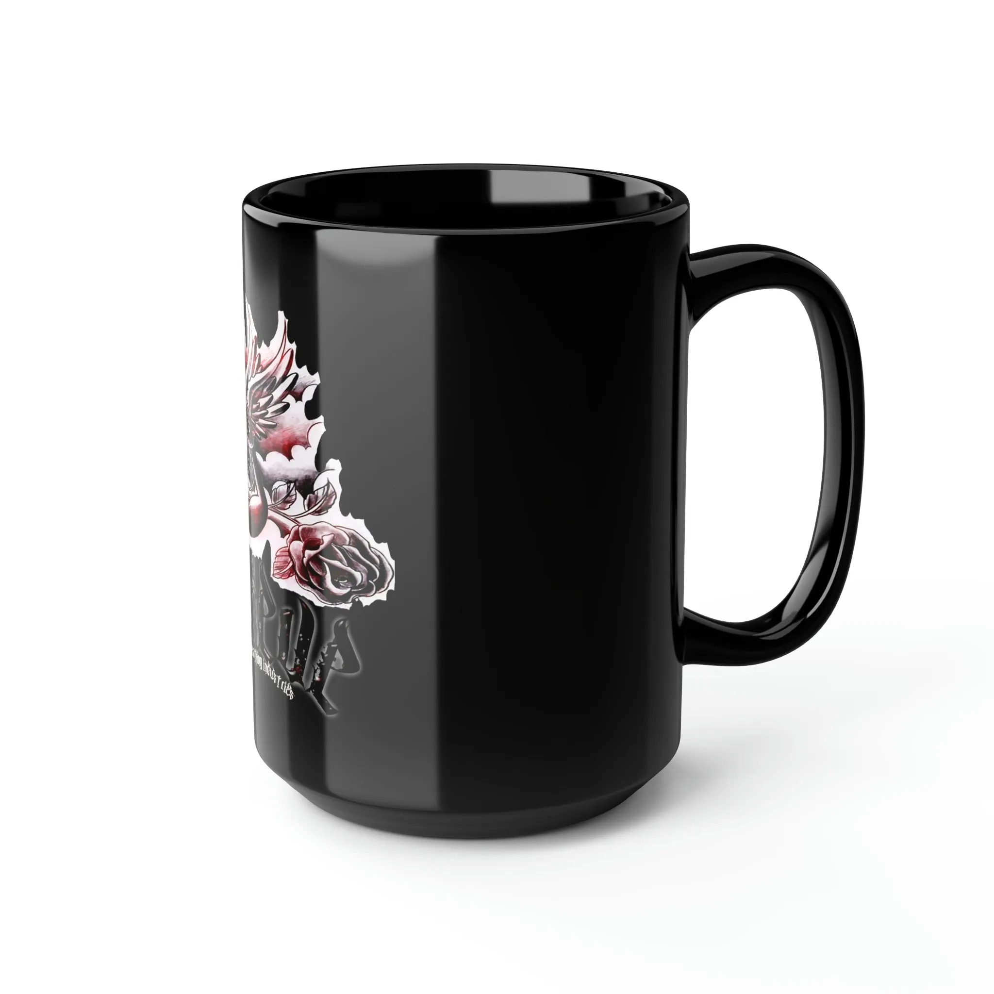 Believe E.L. Black Mug, 15oz
