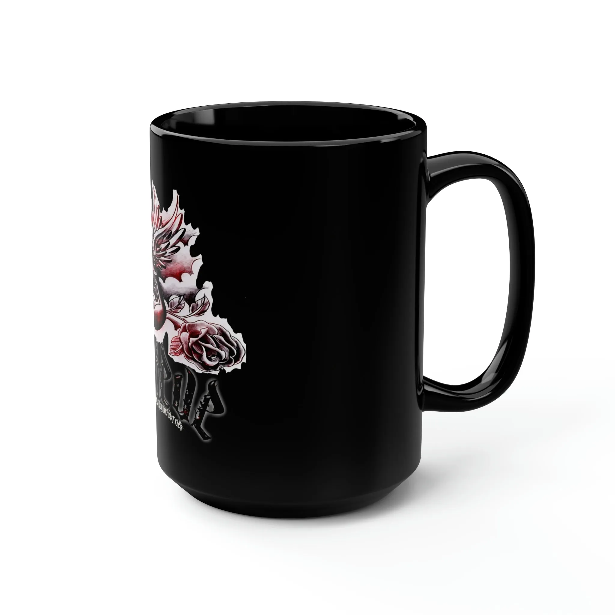 Believe E.L. Black Mug, 15oz