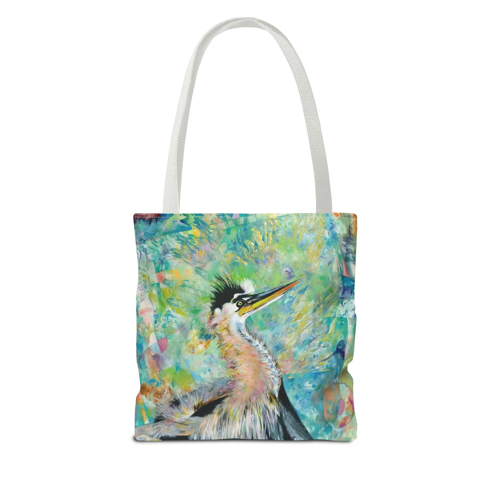 Bird Art Tote Bag Canvas Shopping Bag - Messengers in The Sky - Leslie Karpinski