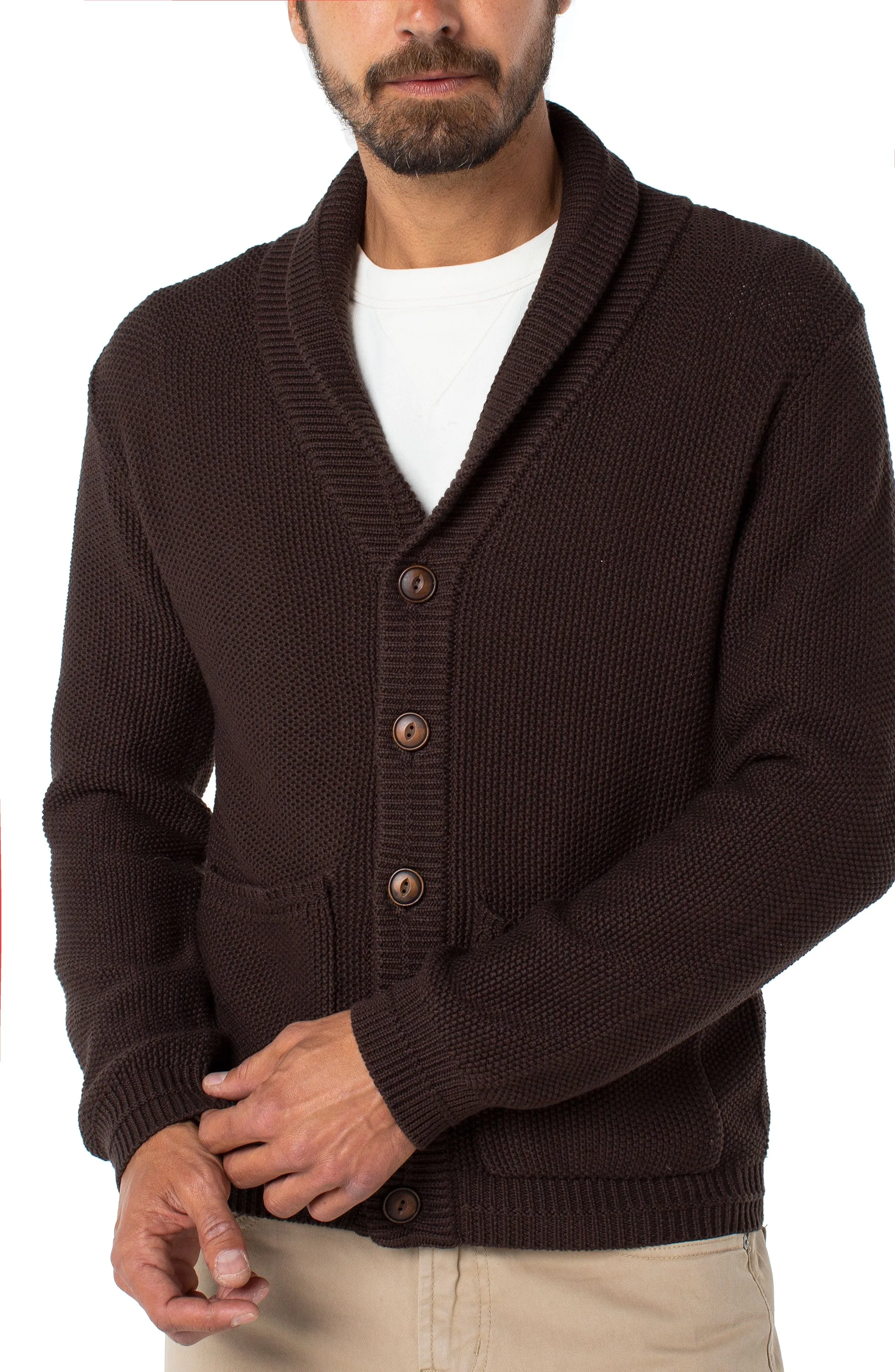 Birdseye Stitch Cardigan