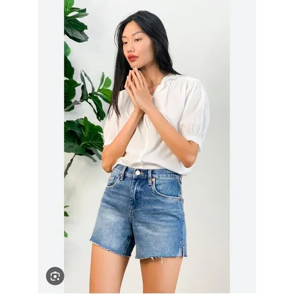 Blank NYC The Perry Mom Shorts in Good Vibrations Shorts Size 24