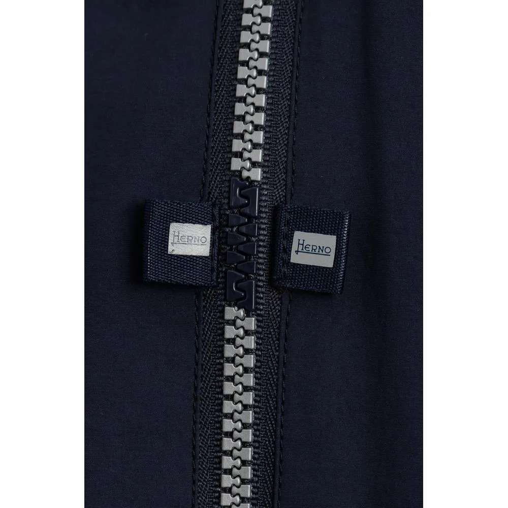 Blue Nylon Jacket