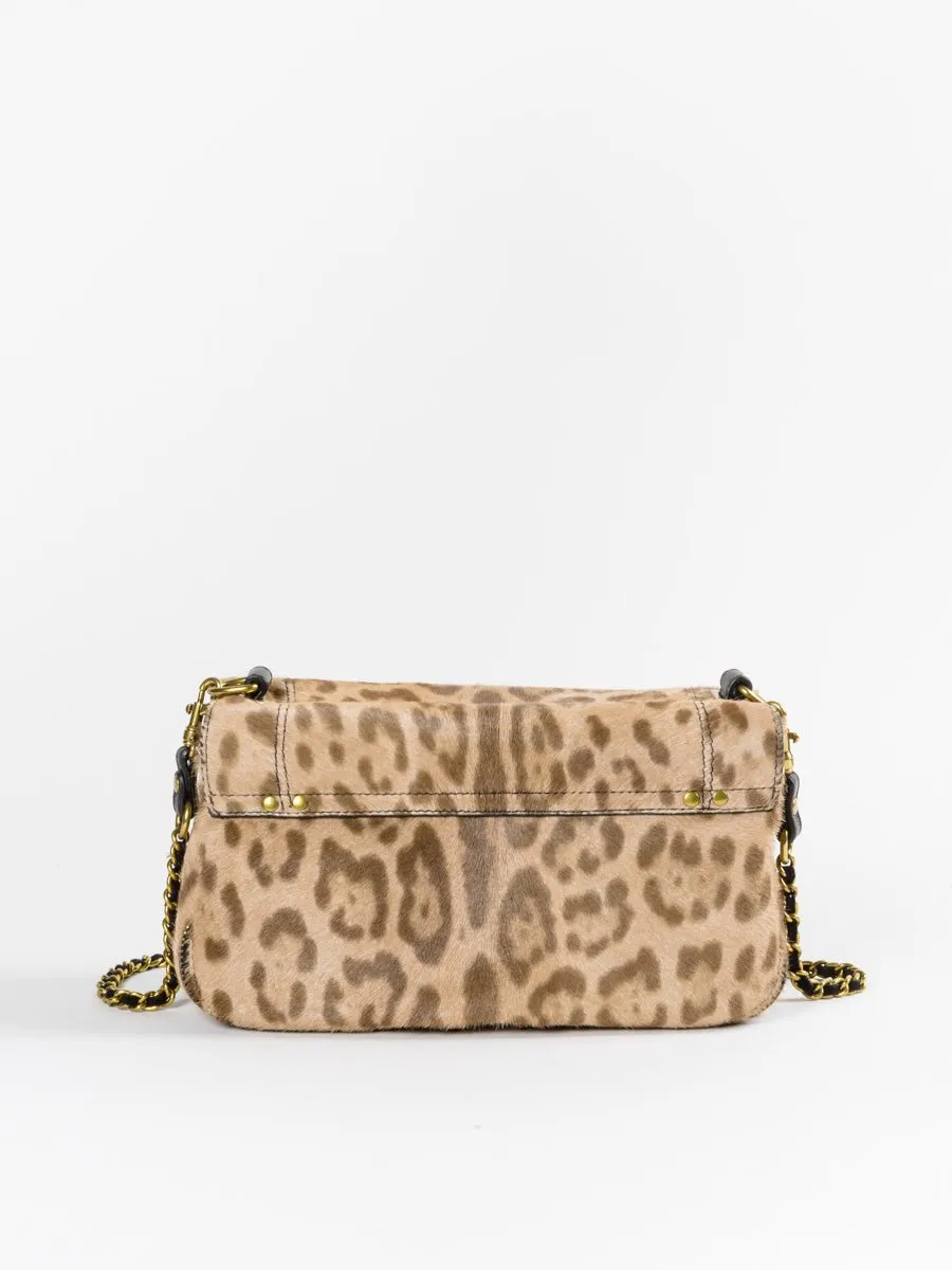 bobi shoulder bag - leopard sauvage
