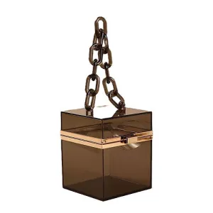 Box Shaped Transparent Clutch Bags Sale! Sale! Sale!
