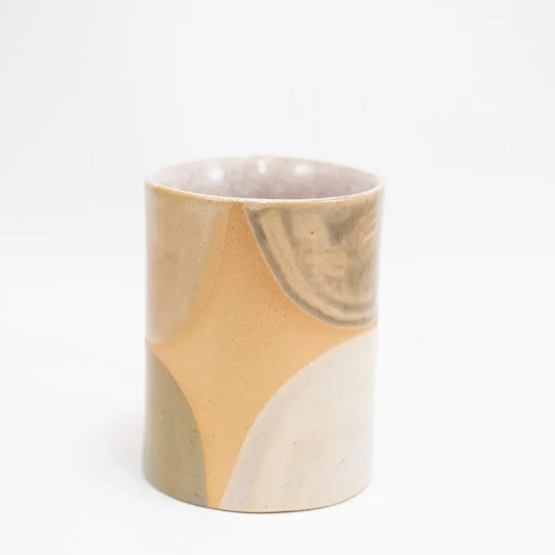 Braided Mug with Tan Handle