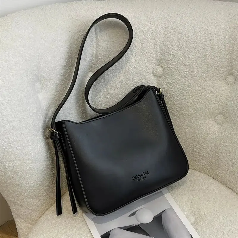 Bunny Charm Leather Shoulder Bag