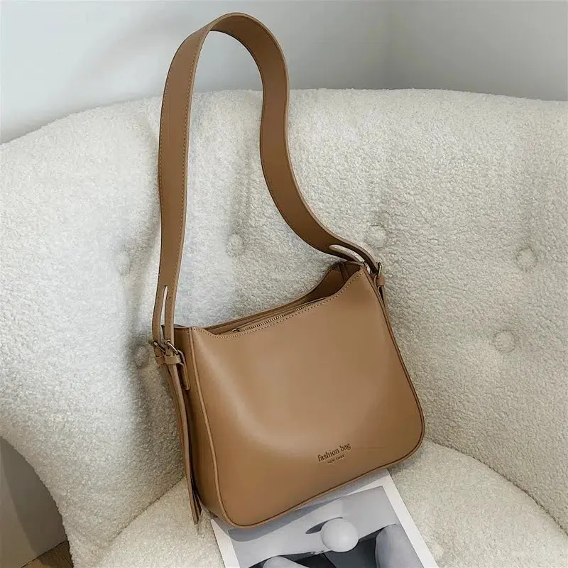 Bunny Charm Leather Shoulder Bag
