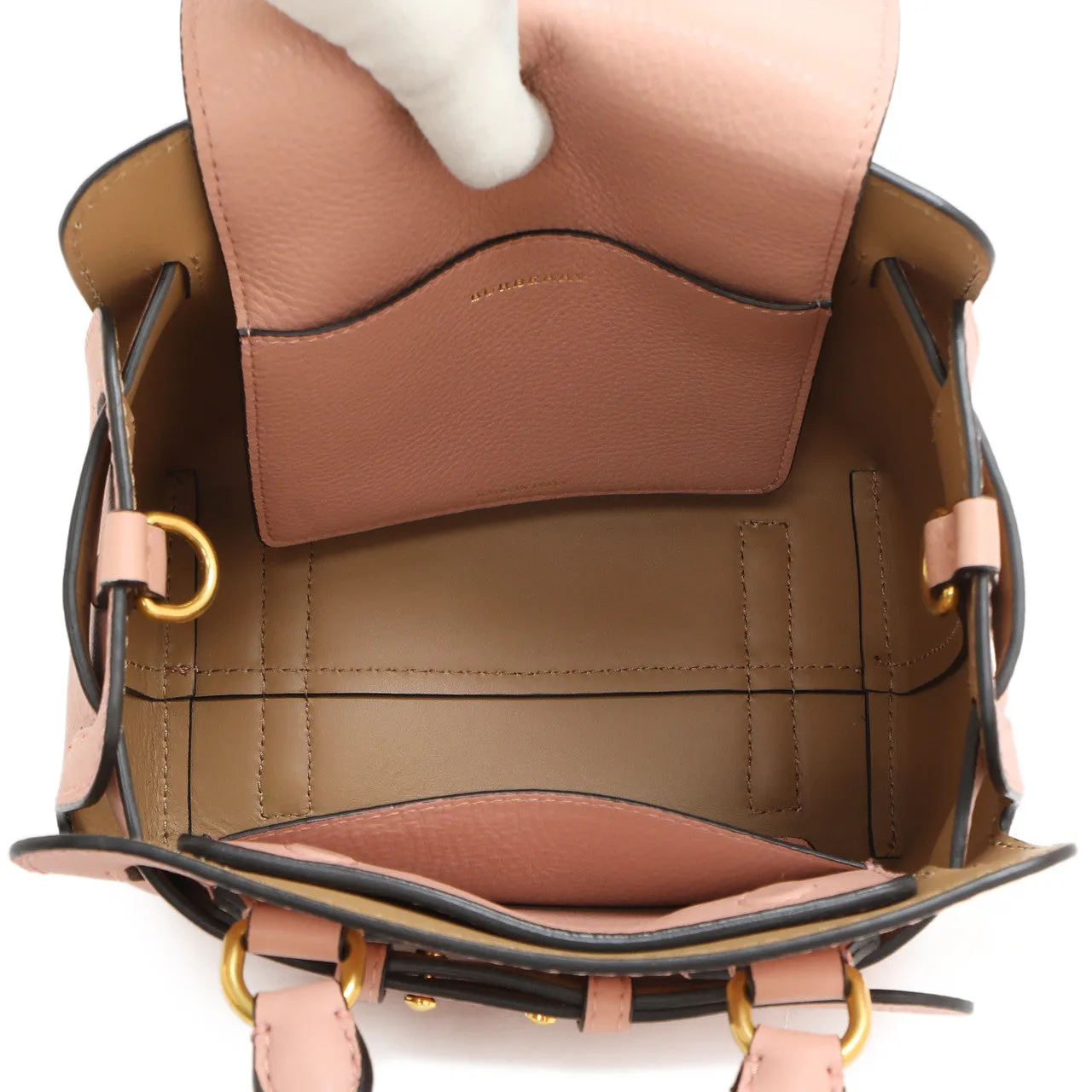 Burberry Ash Rose Soft Grain Calfskin Mini Belt Bag