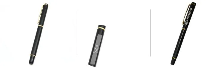 Business Pen With Arrow-Shaped Clip