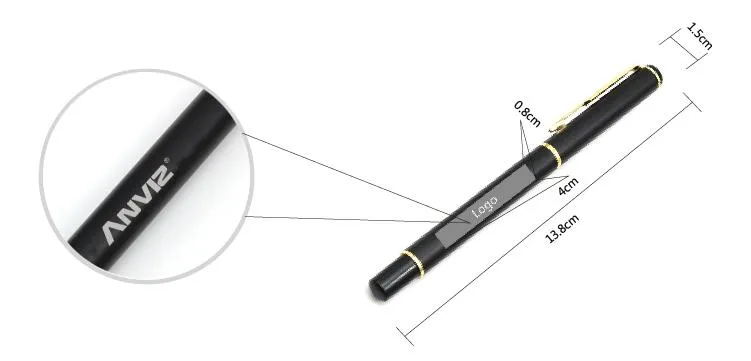 Business Pen With Arrow-Shaped Clip