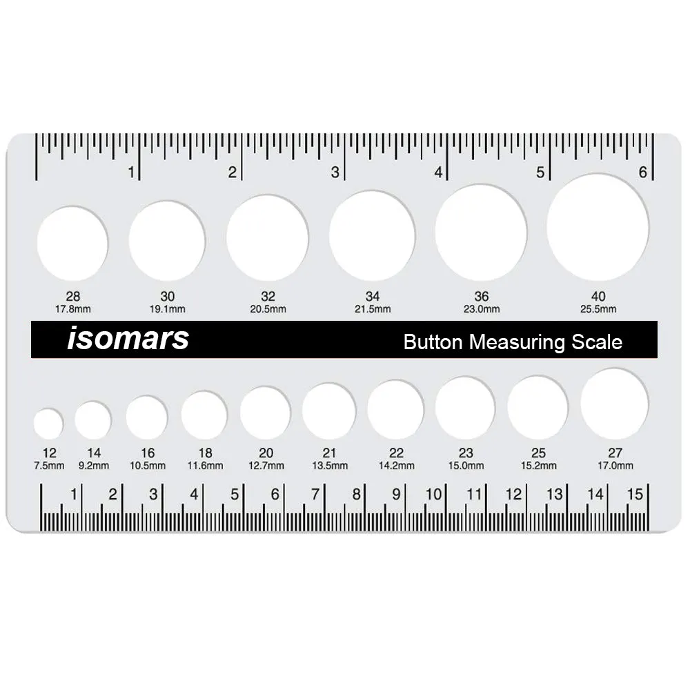 Button Measuring Scale