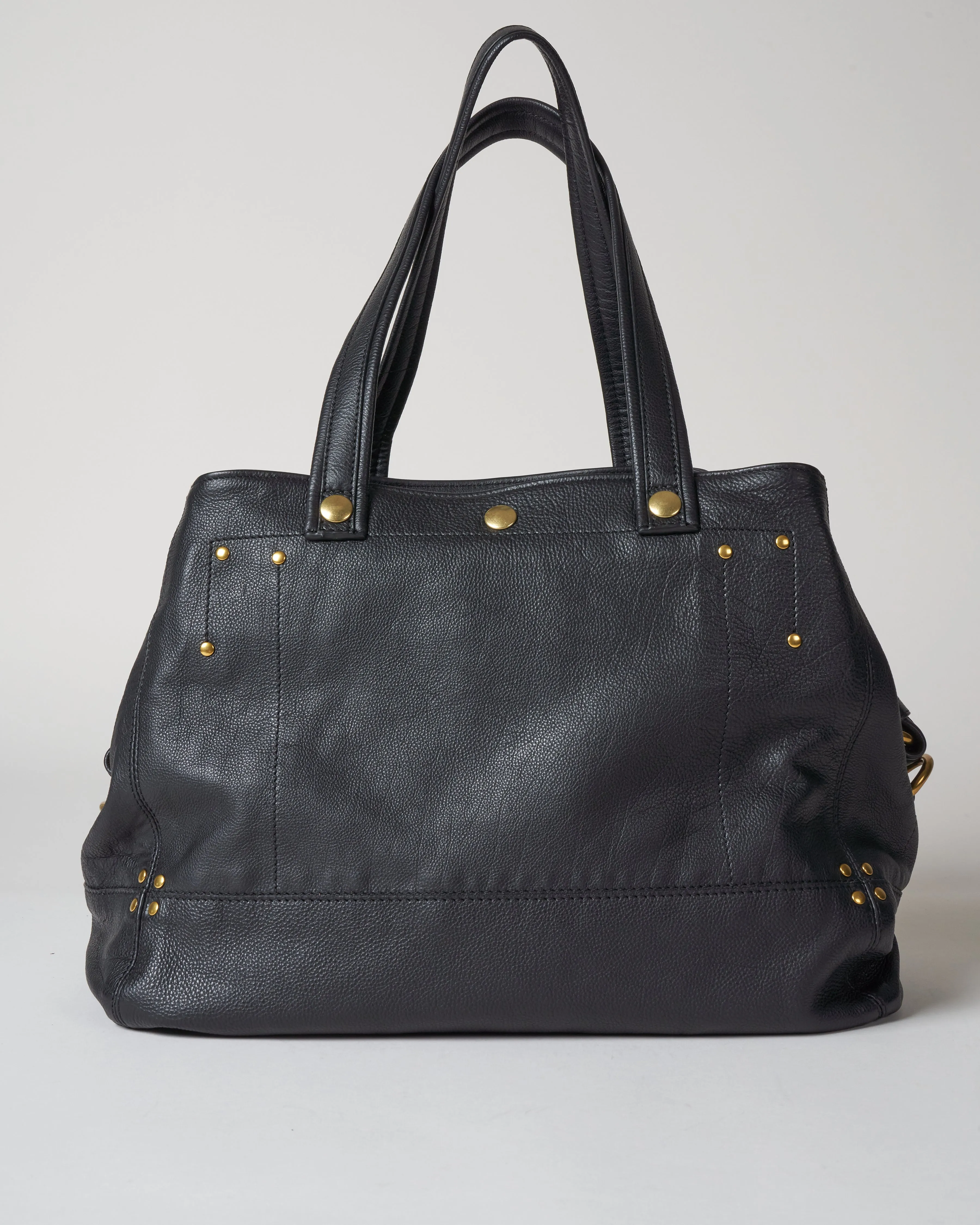 calf skin billy m - noir brass
