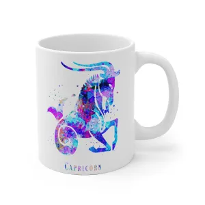 Capricorn Zodiac Sign Mug - 11 oz, 15 oz