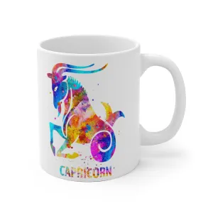 Capricorn Zodiac Sign Mug - 11 oz, 15 oz