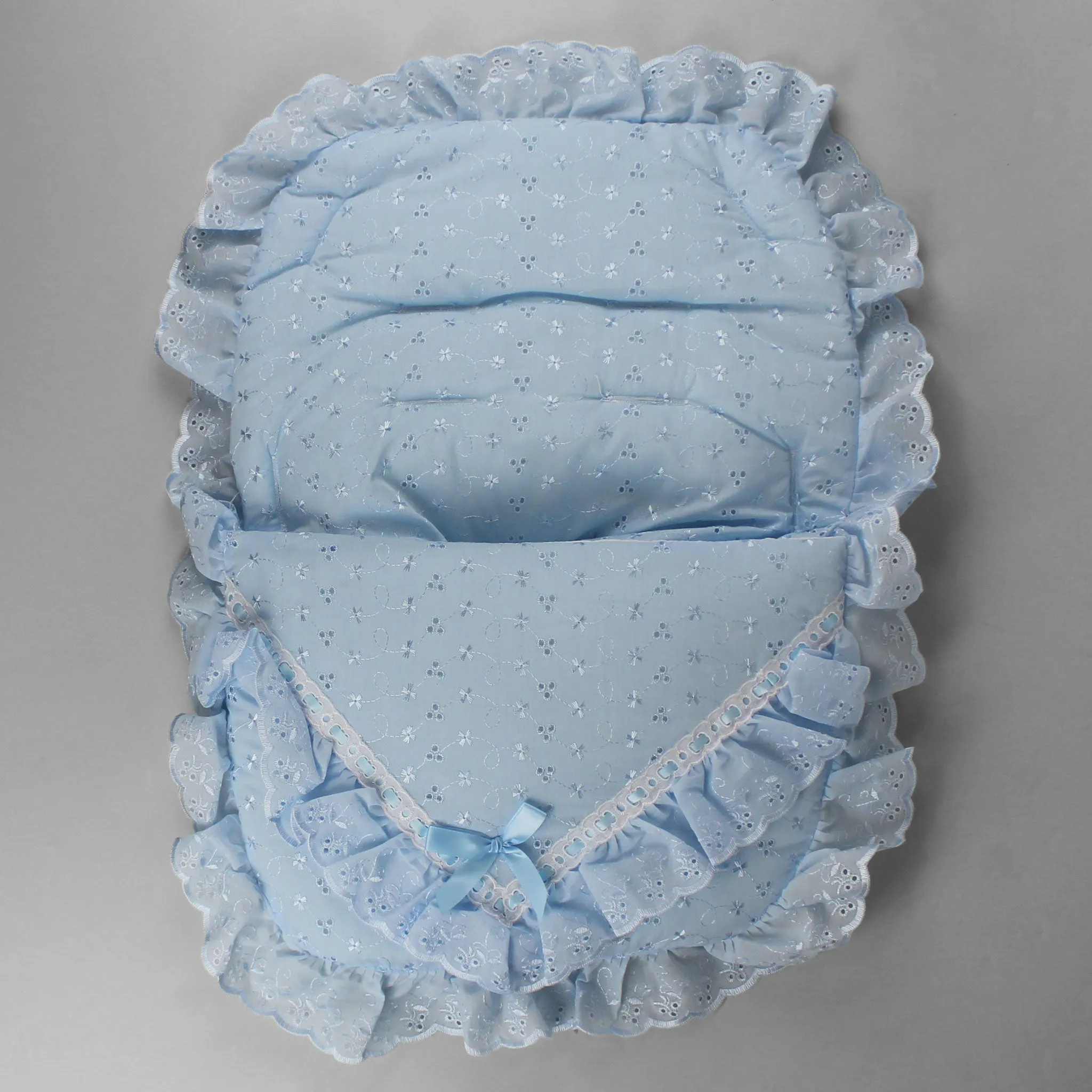 Car Seat Footmuff - Universal Blue
