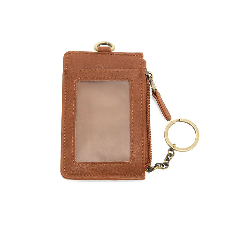 Card Holder With Keyring In Saddle