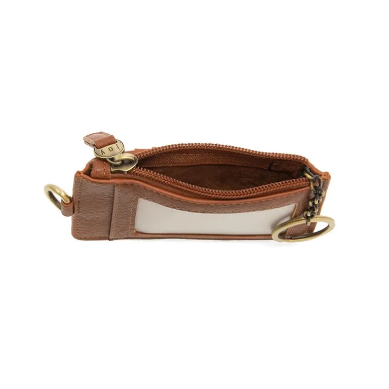 Card Holder With Keyring In Saddle