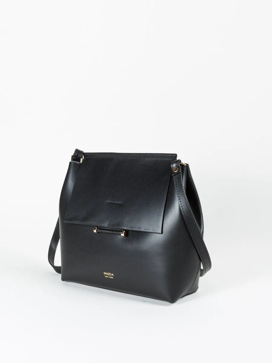 carre shoulder bag - black