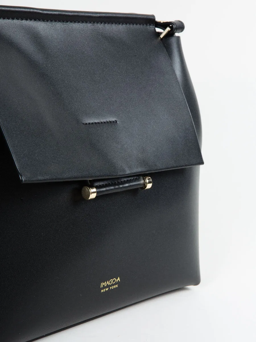 carre shoulder bag - black