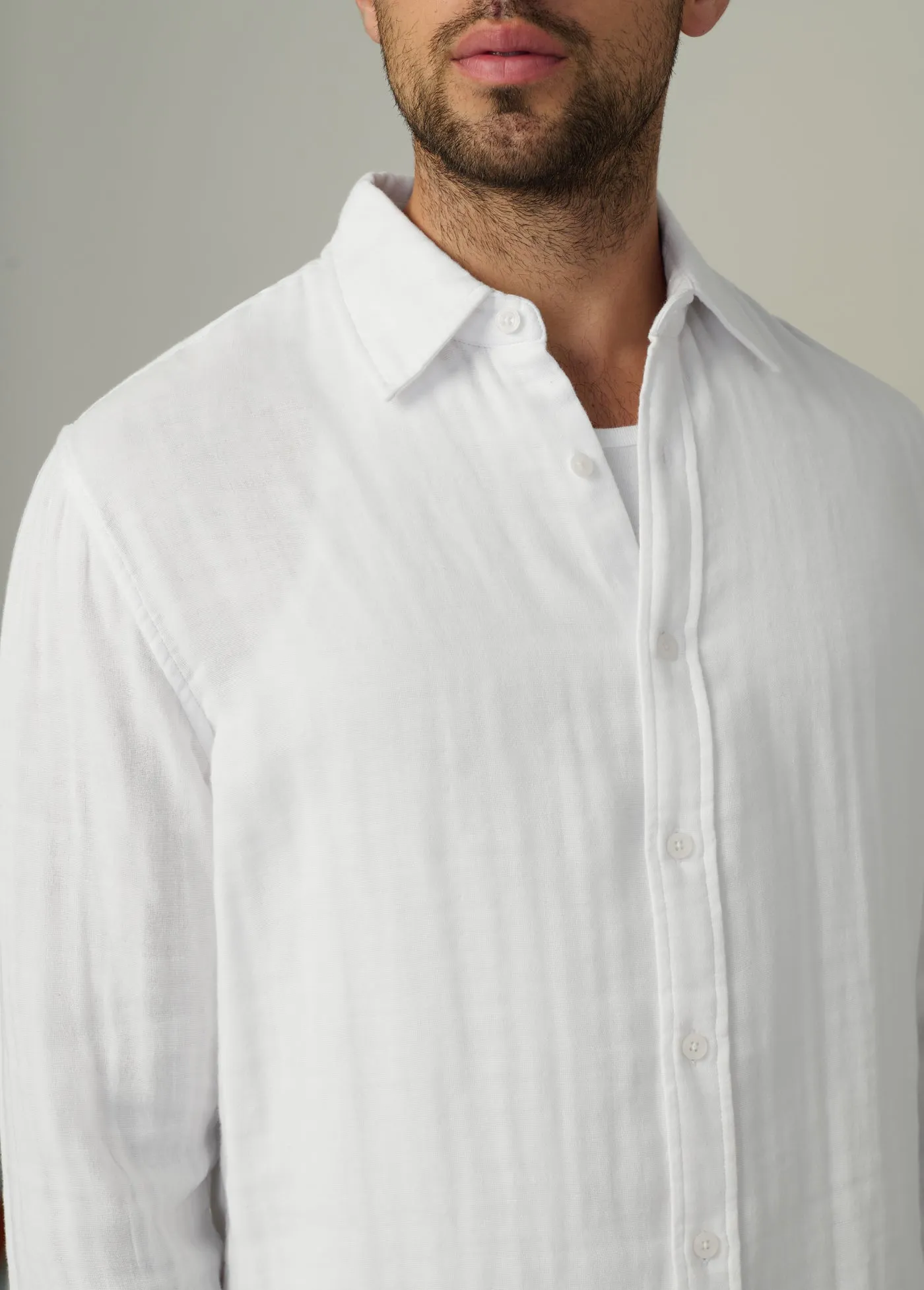 CEDRIC DOUBLE WEAVE SHIRT