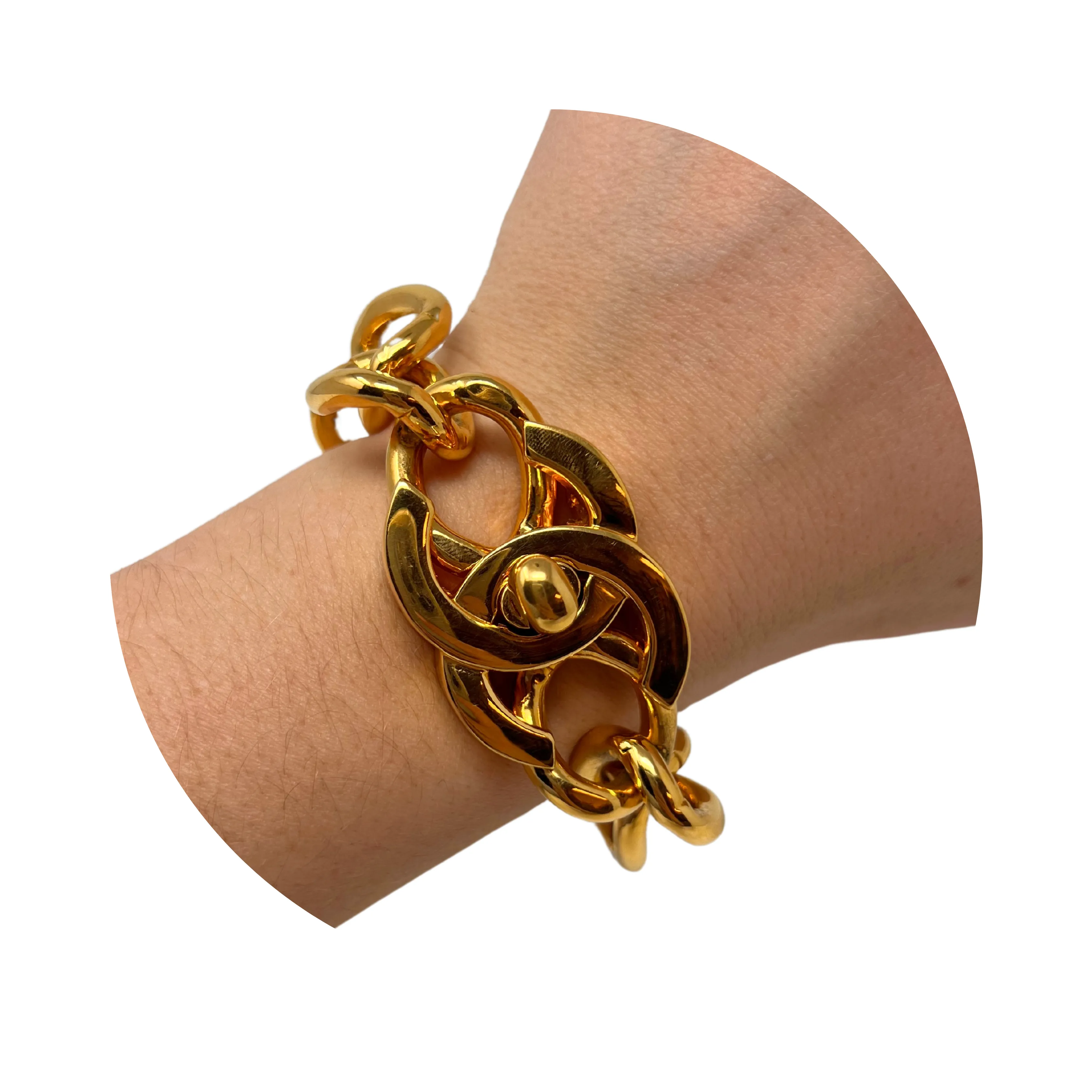 Chanel Vintage Turnlock Bracelet