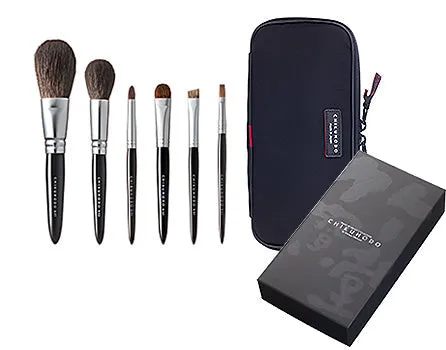 Chikuhodo Regular series 6-piece Set B (S-R-8 Black, S-RR-8 Red)