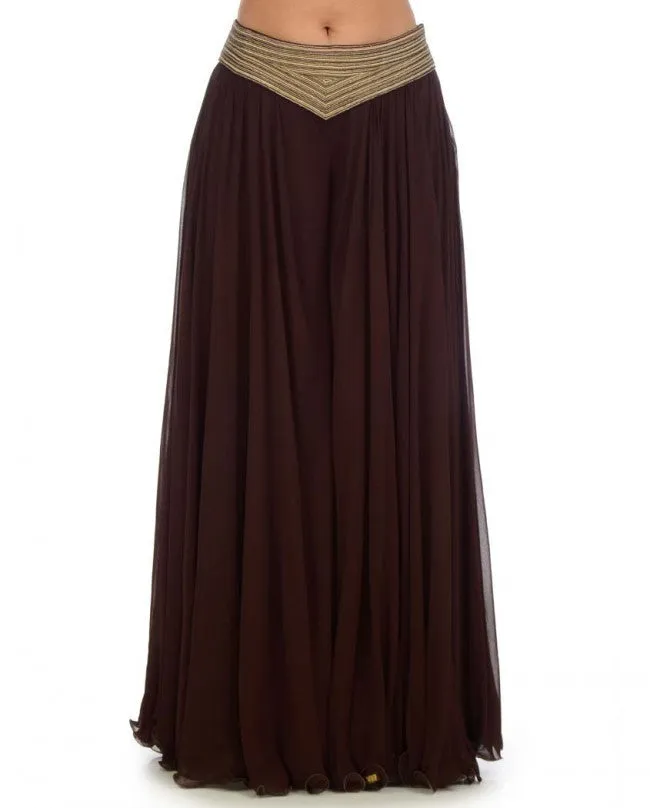 Chocolate Brown color sharara