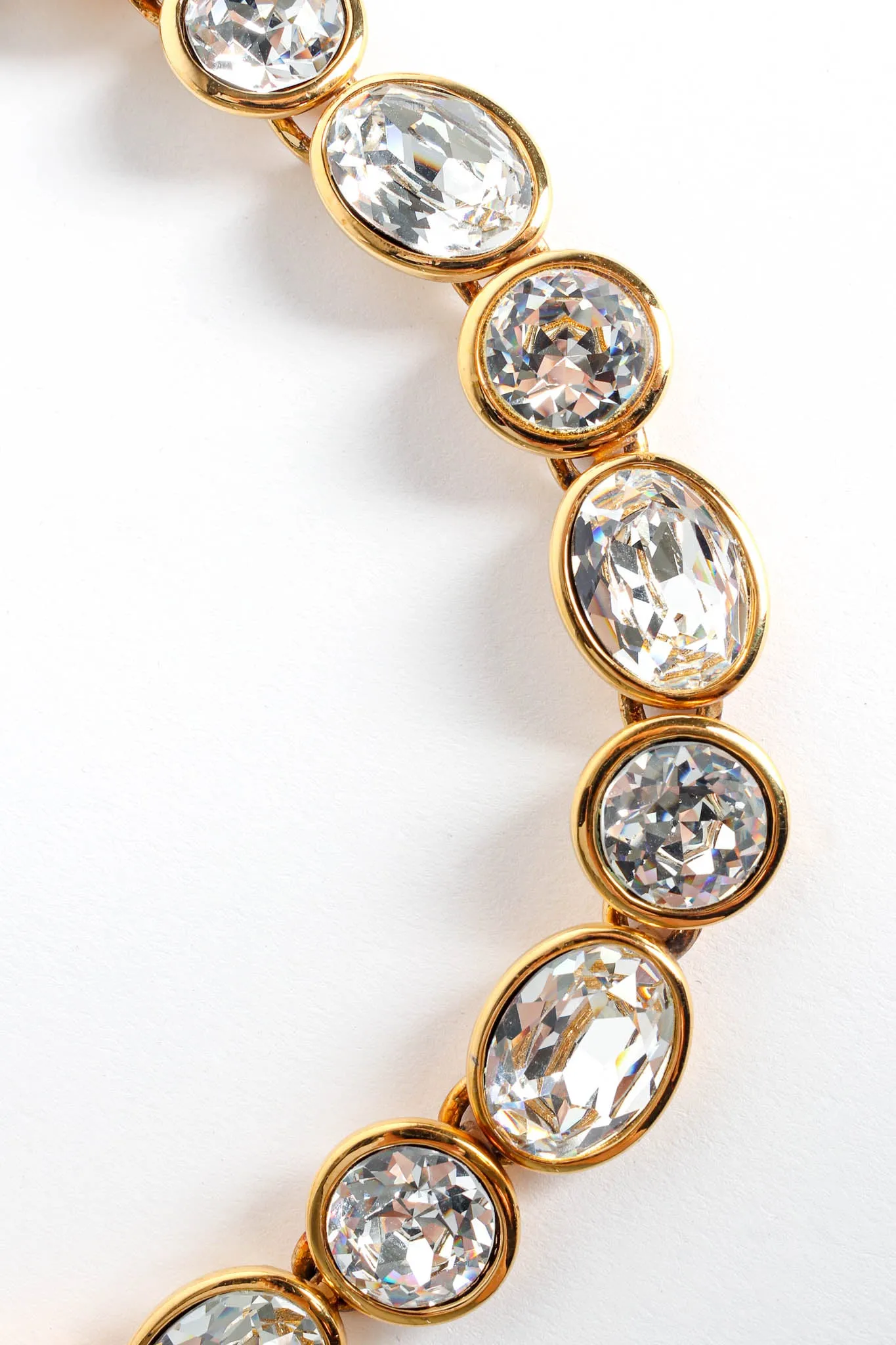 Chunky Cut Crystal Collar Necklace II