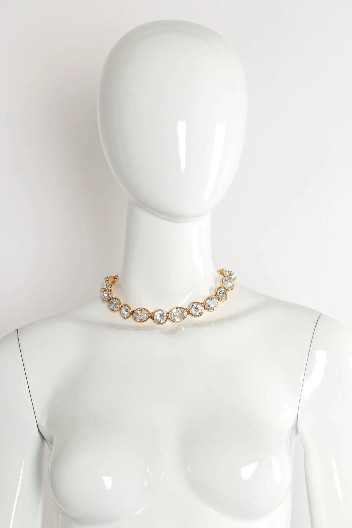 Chunky Cut Crystal Collar Necklace II