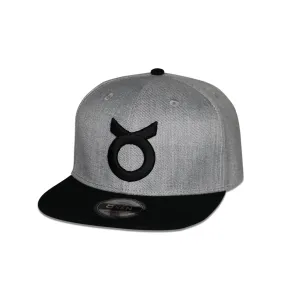 Classic Ring Snapback Hat - Gray / Black