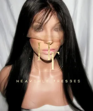 CLEARANCE! Glueless Lace Front  - Virgin Silky Straight 20 inches - [ Ready to Ship ]
