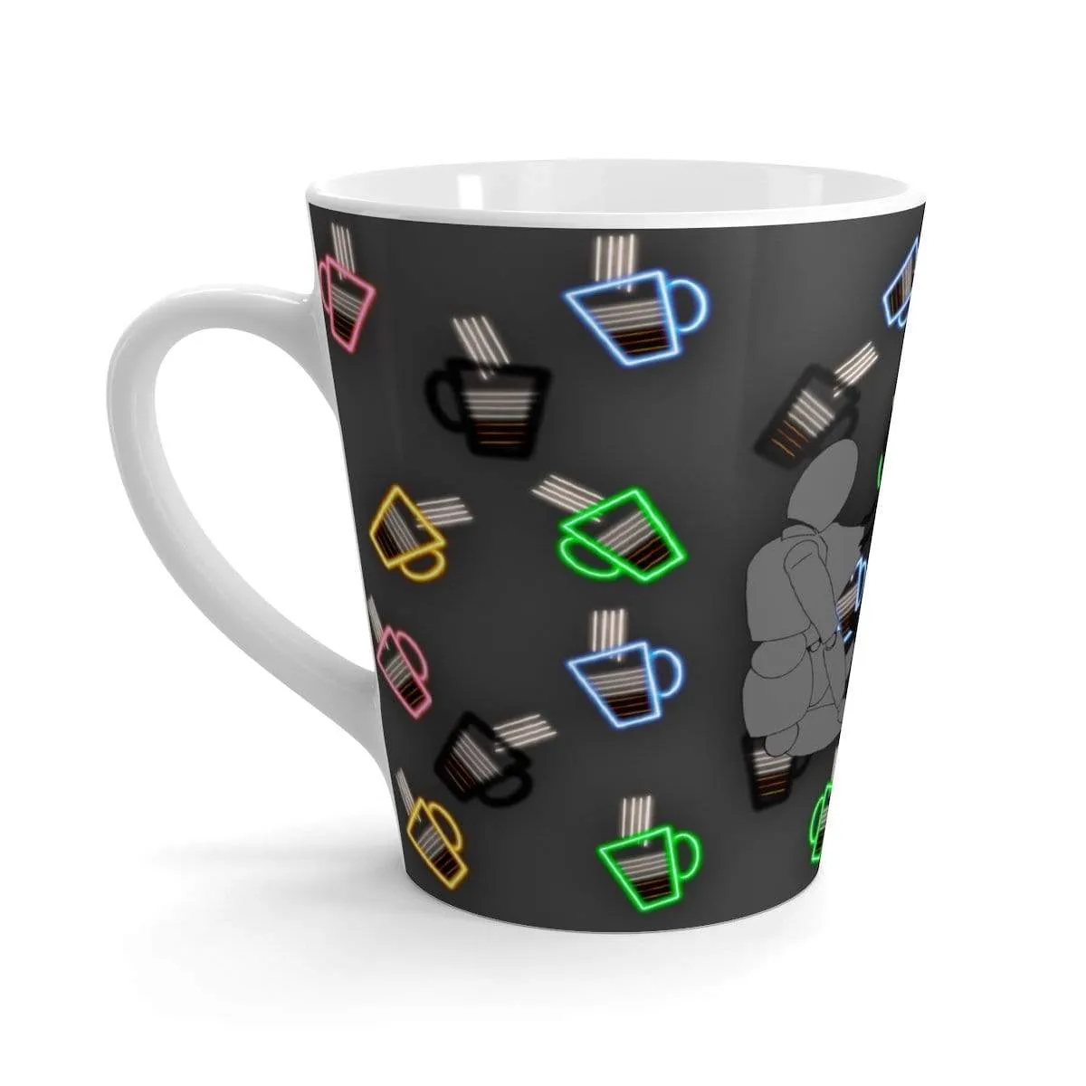 Coffee-Aesthetic.com - Big 4am Neon Latte mug
