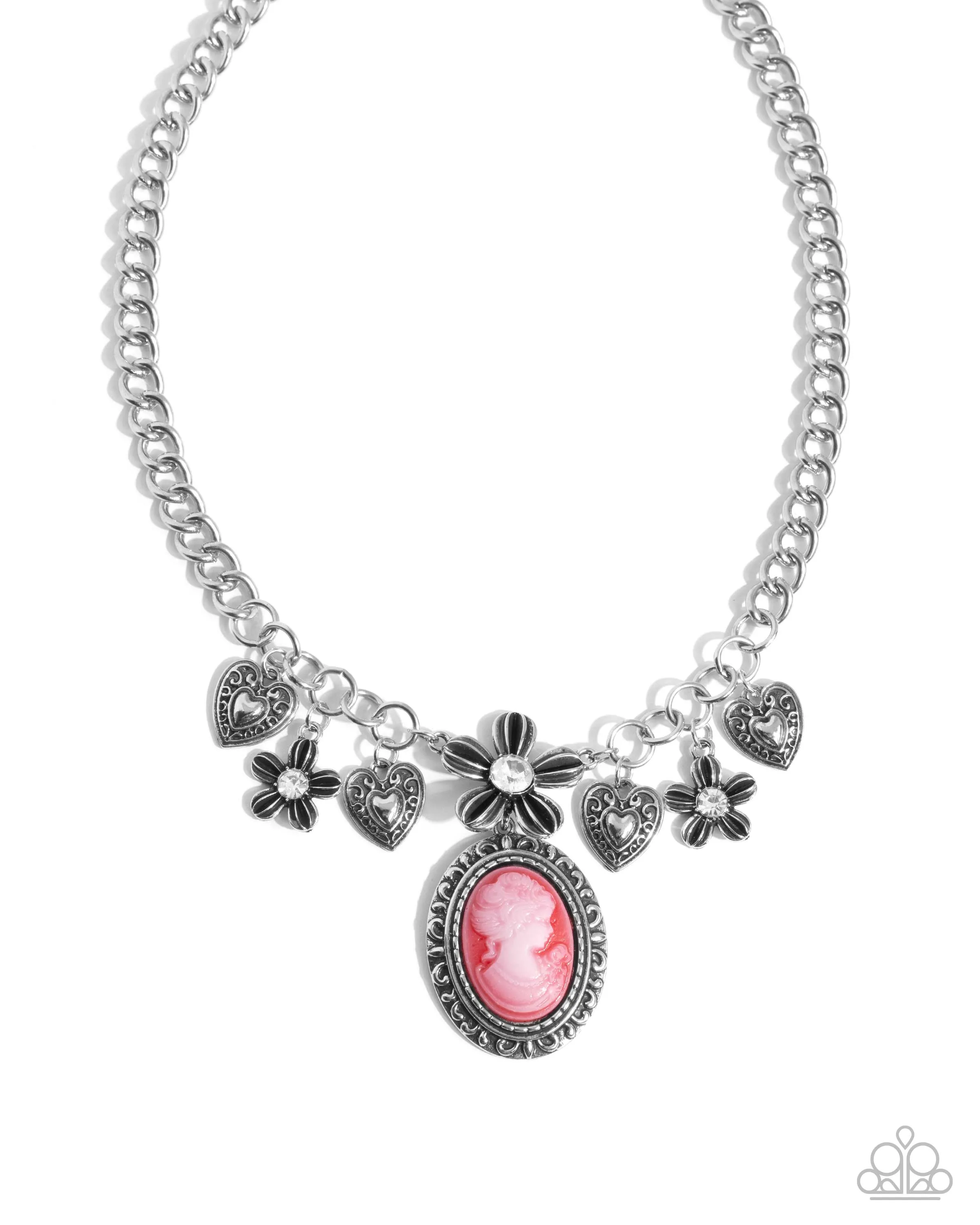 Complete Look - Vintage Story Necklace & Ageless Account Bracelet - Red Set