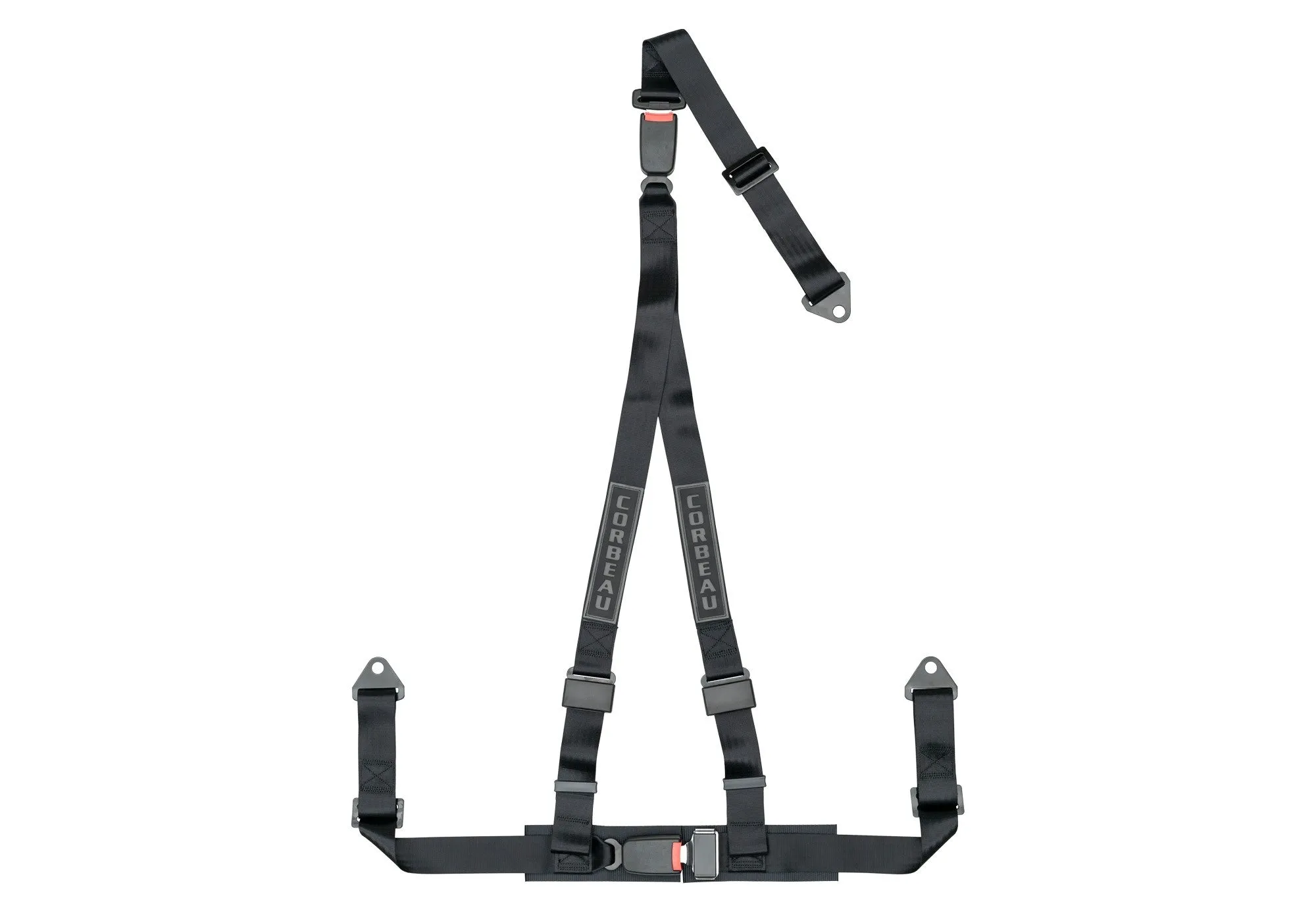 Corbeau 2" 3-Point Double Release Harness Belts 43201B