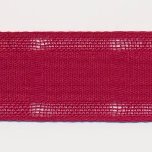 Cotton Gauze Ribbon #53 Rose Red
