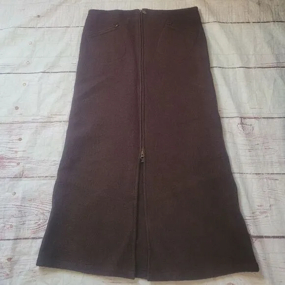 CoVelo Wool Zip Front Skirt Size 10